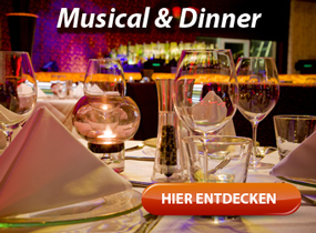 Musical & Dinner Shows - Musicaldinner, Musicalkomoedie Nonsens uvm.